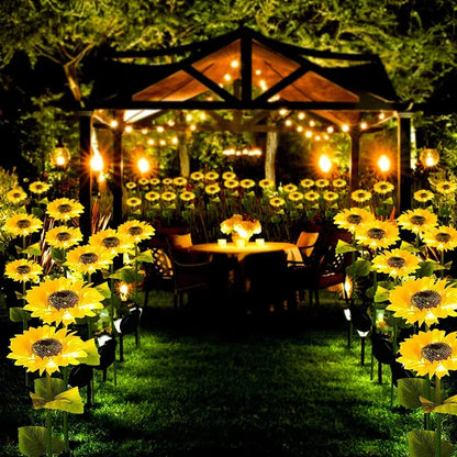 Outdoor Solar Sunflower Lights – GardenGlow [Last Day Discount]