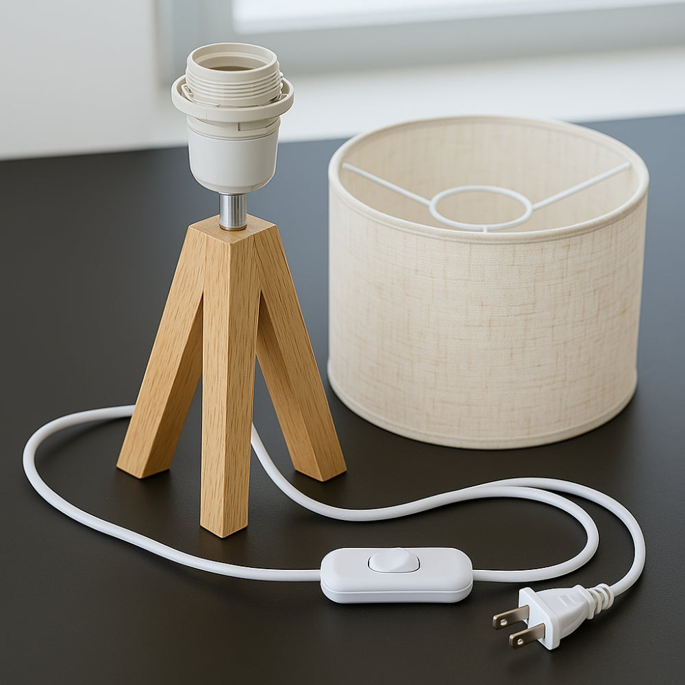 LuxeBeam Tripod Table Lamp for Elegant Spaces