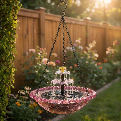 Eco-Friendly Solar-Powered Bird Bath Fountain