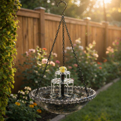 Eco-Friendly Solar-Powered Bird Bath Fountain