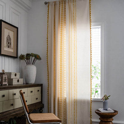 Chic Haven Decorative Tassel Window Drapes