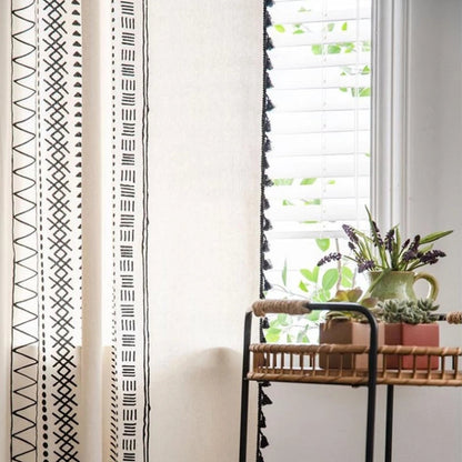 Chic Haven Decorative Tassel Window Drapes