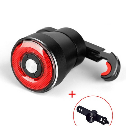 Slim Bicycle Taillight with Automatic Brake Sensor and Light Detection