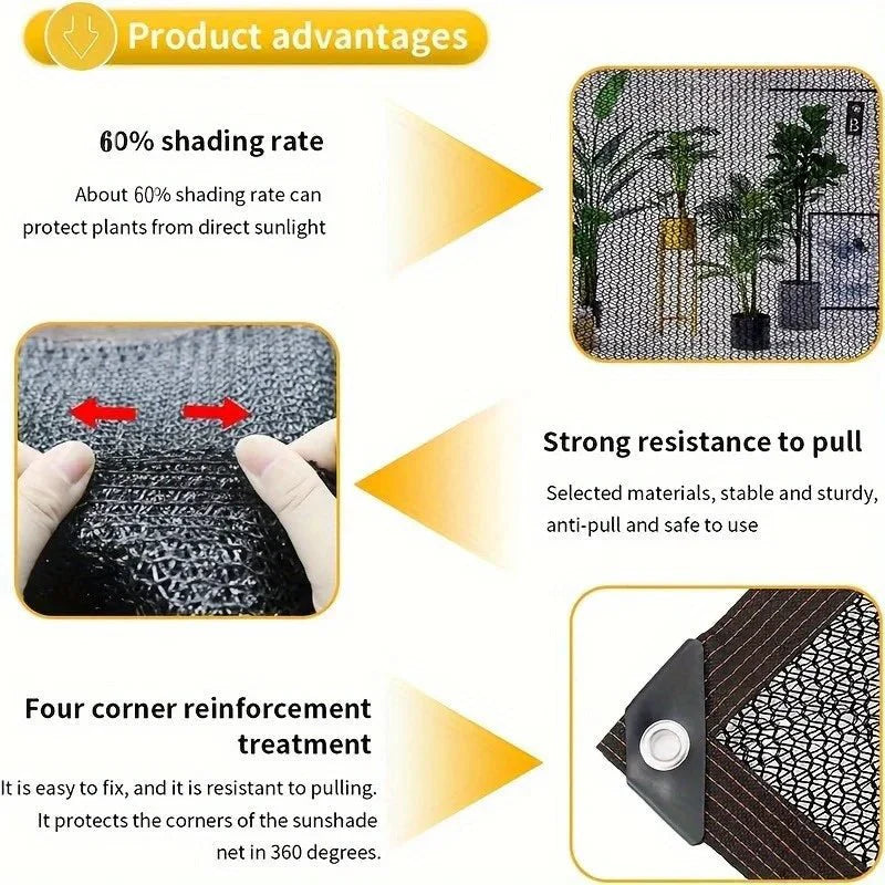 Sun Shield for Greenhouses and Gardens | UV Protection Shade Net