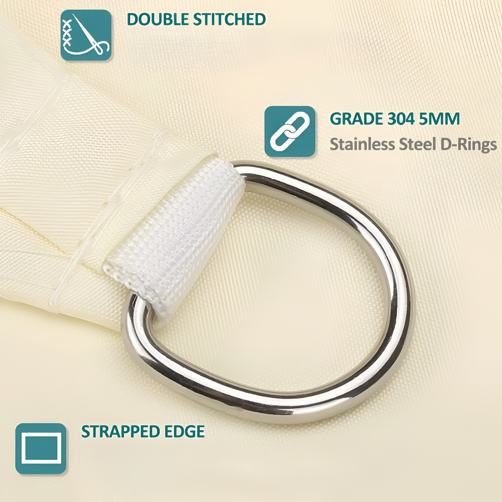 Versatile Waterproof Shade Canopy | UV-Resistant Outdoor Fabric