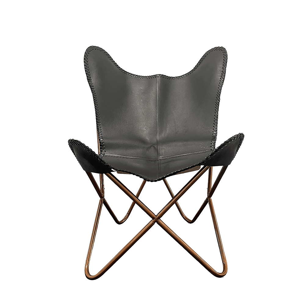 Genuine Leather Bat Chair in Various Colors Available
