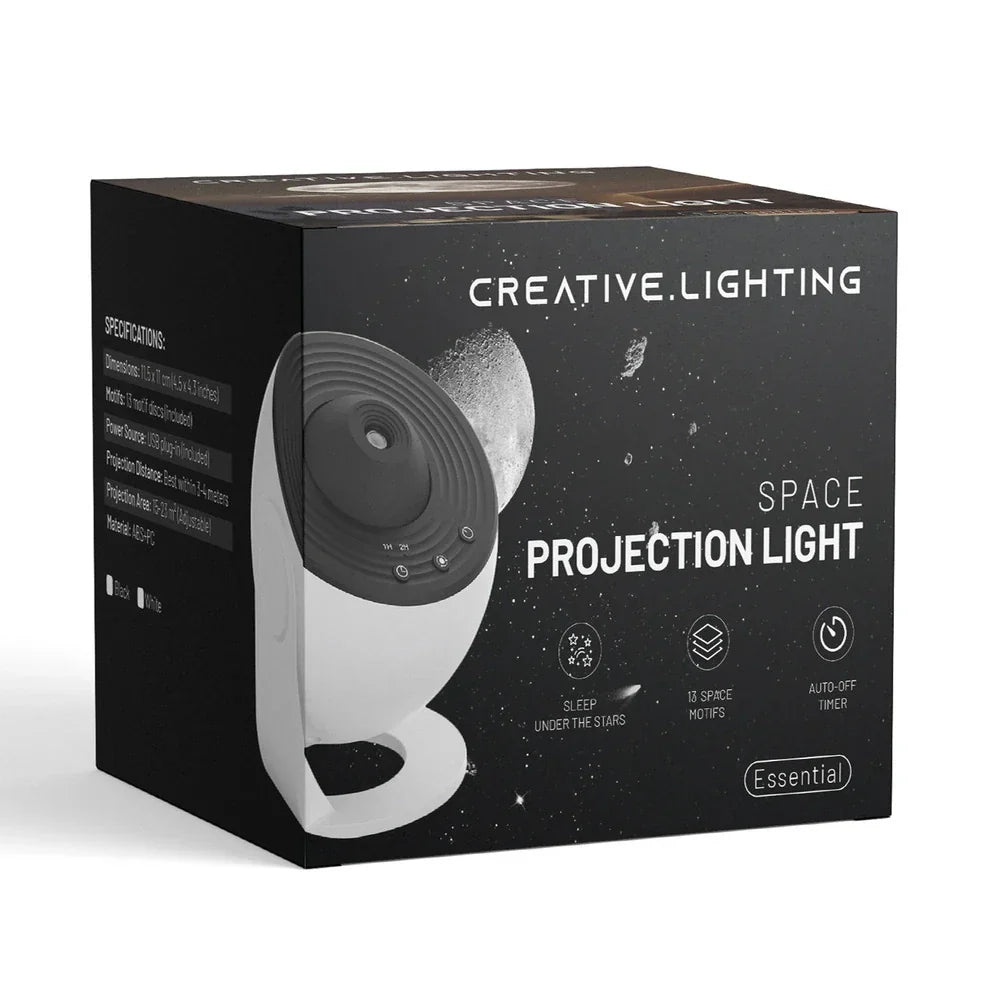 Galaxy Star Projector Light with Rotating Space Effects