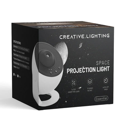Galaxy Star Projector Light with Rotating Space Effects