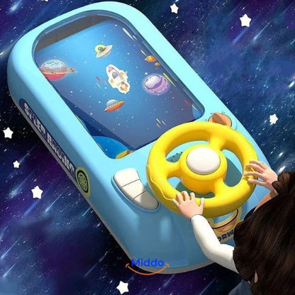 Kids' Steering Wheel Toy | Exciting Spaceship and Race Car Simulation for Young Adventurers!