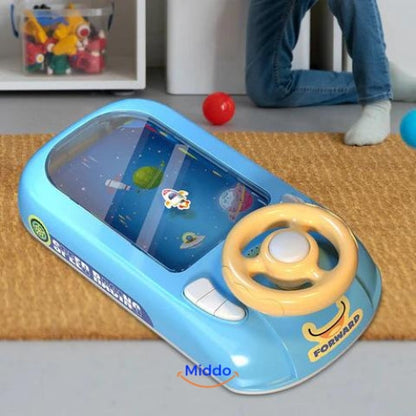Kids' Steering Wheel Toy | Exciting Spaceship and Race Car Simulation for Young Adventurers!