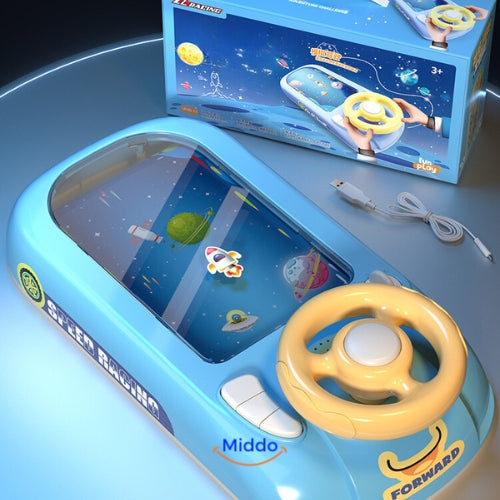 Kids' Steering Wheel Toy | Exciting Spaceship and Race Car Simulation for Young Adventurers!