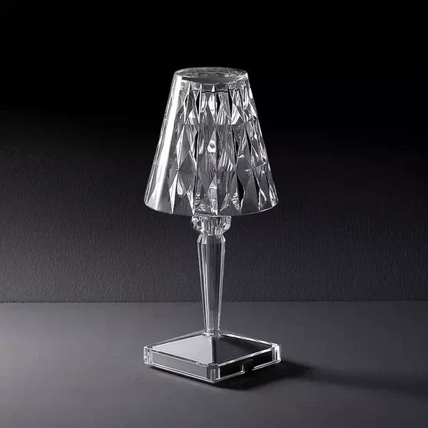 LED Table Lamp with Sparkling Crystal Touch – Elegant Design