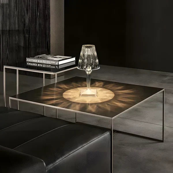 Chic LED Accent Lamp with Touch Control and Rechargeable Design