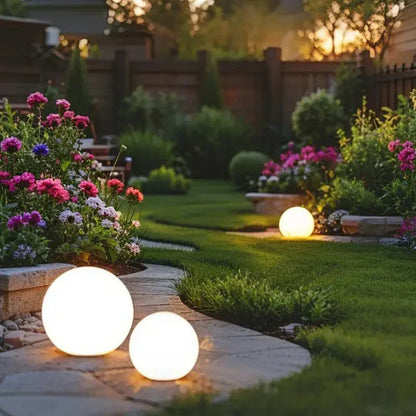 Weatherproof Solar Garden Sphere Light for Outdoor Use
