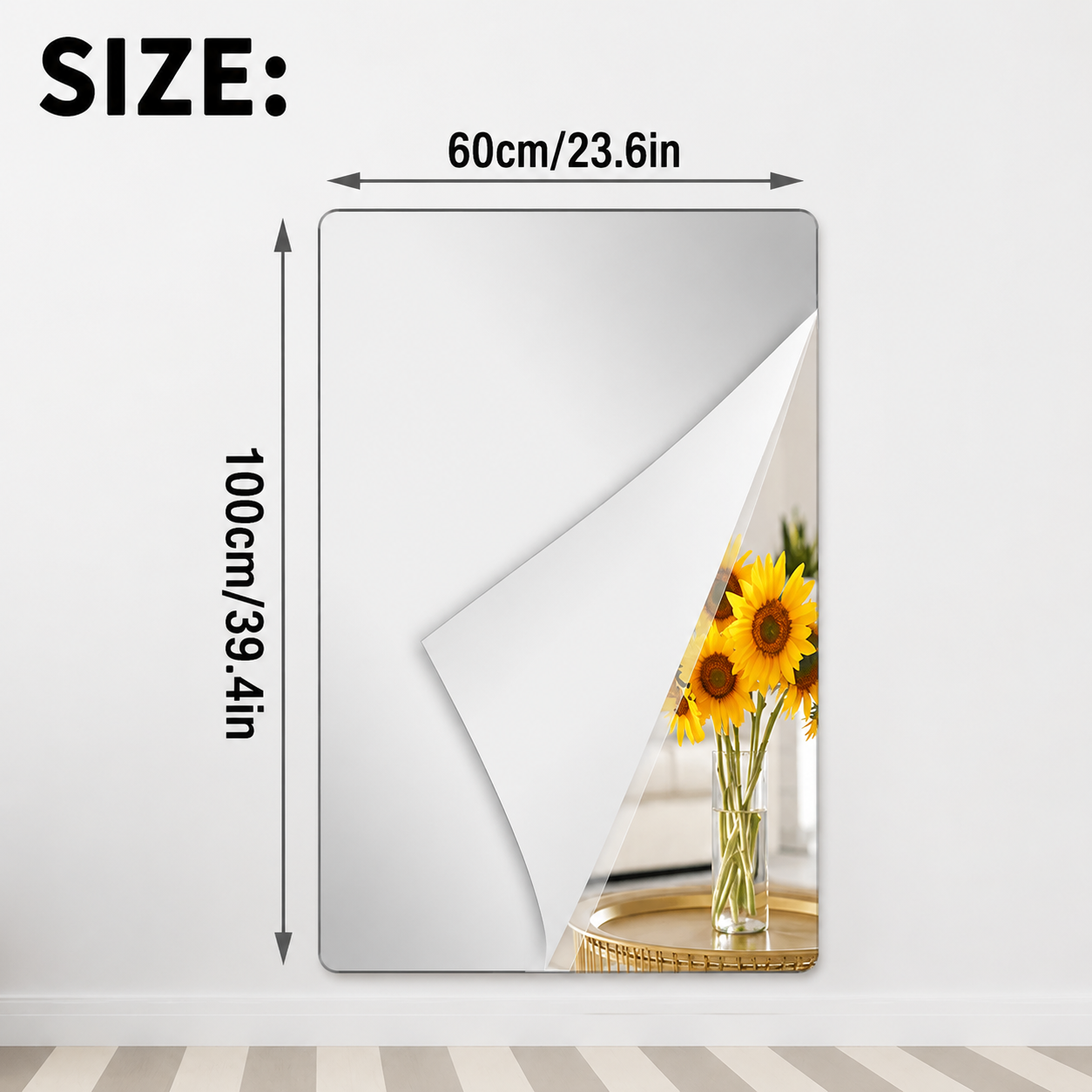 Transform Your Space with Our Flexible Mirror Film