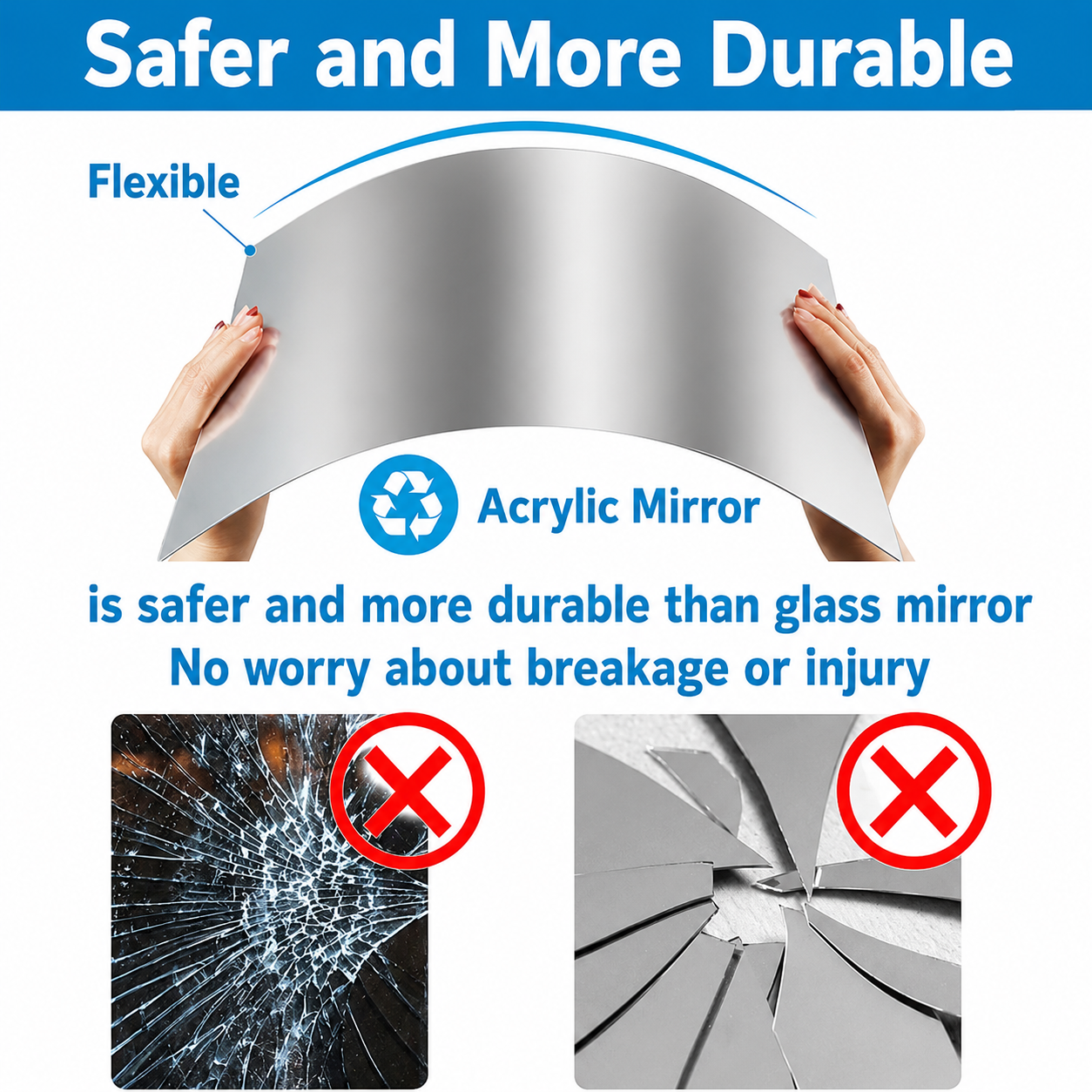 Transform Your Space with Our Flexible Mirror Film