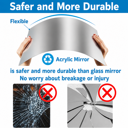 Transform Your Space with Our Flexible Mirror Film