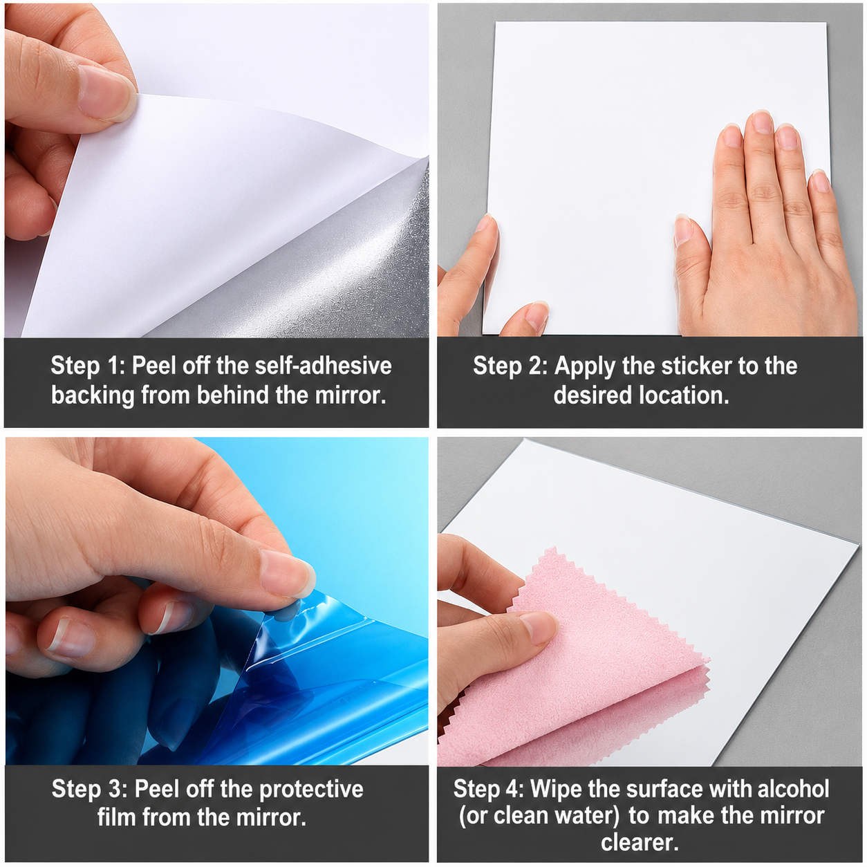 Transform Your Space with Our Flexible Mirror Film