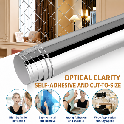 Transform Your Space with Our Flexible Mirror Film