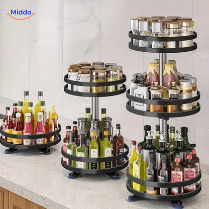 360° Rotating Shelf | Stylish Storage Solution for an Organized Home