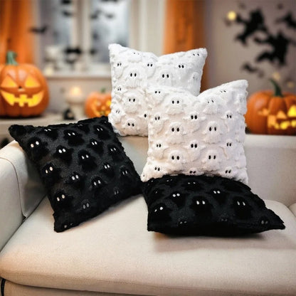 Charming Ghostly Cushion Cover for Halloween Decor