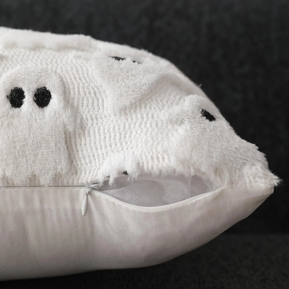 Charming Ghostly Cushion Cover for Halloween Decor