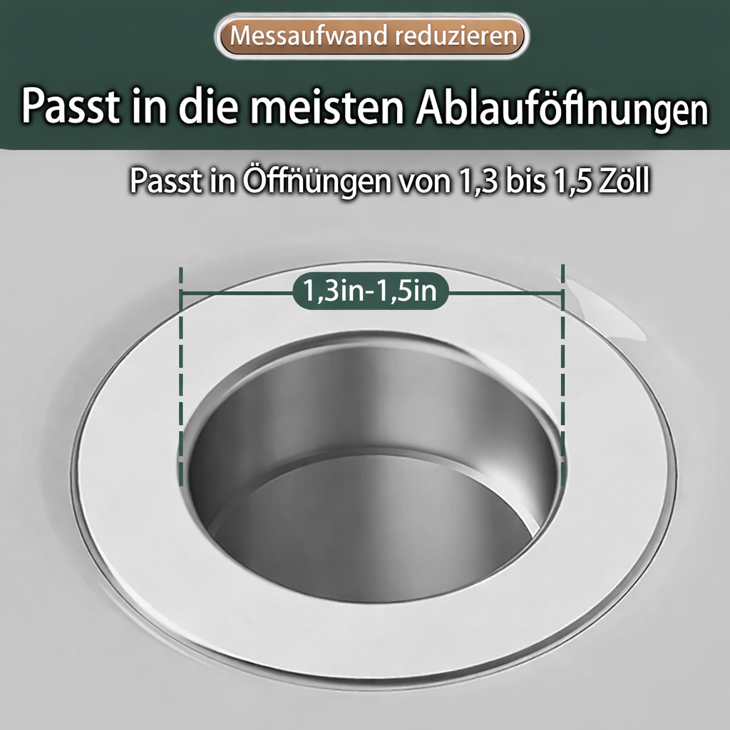 Innovative Sink Drain Stopper | Clog-Free Stainless Steel Filter