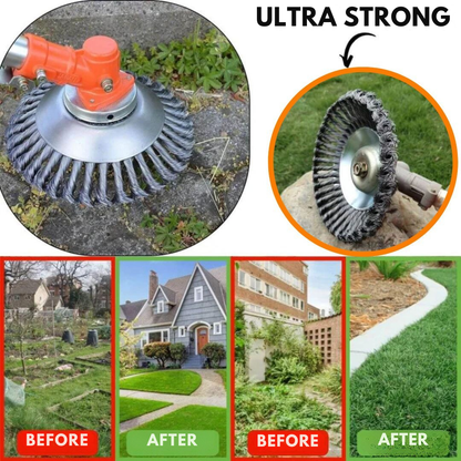 PowerBrush Trimmer Head | Carbon Steel | Easy Installation