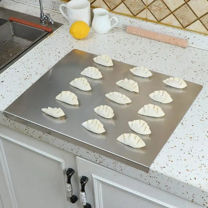 Chopping Board in Stainless Steel for Kitchen Use