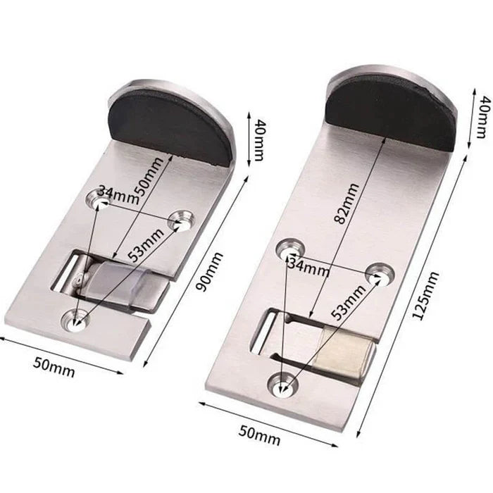 Stainless Steel Door Stopper | Non-Slip & Durable | Prevents Slamming & Scratches | Buy 1 Get 1 Free