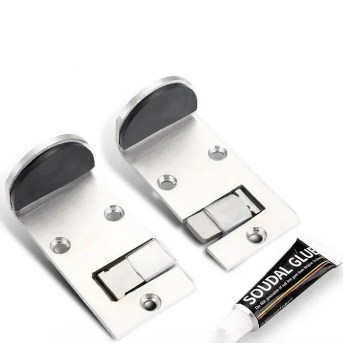 Stainless Steel Door Stopper | Non-Slip & Durable | Prevents Slamming & Scratches | Buy 1 Get 1 Free