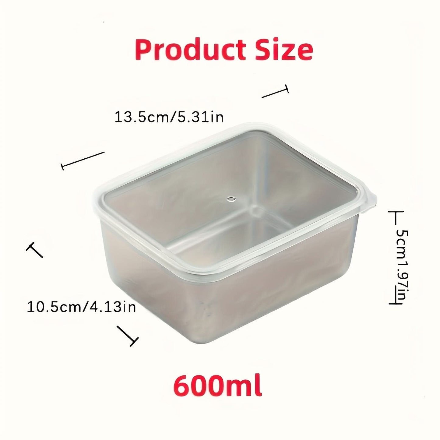 Stackable Stainless Steel Meal Storage Containers for Organization