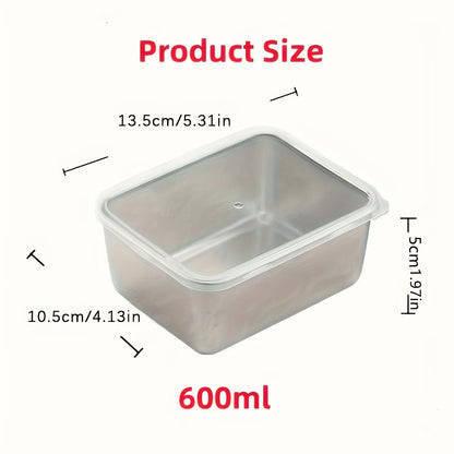 Stackable Stainless Steel Meal Storage Containers for Organization