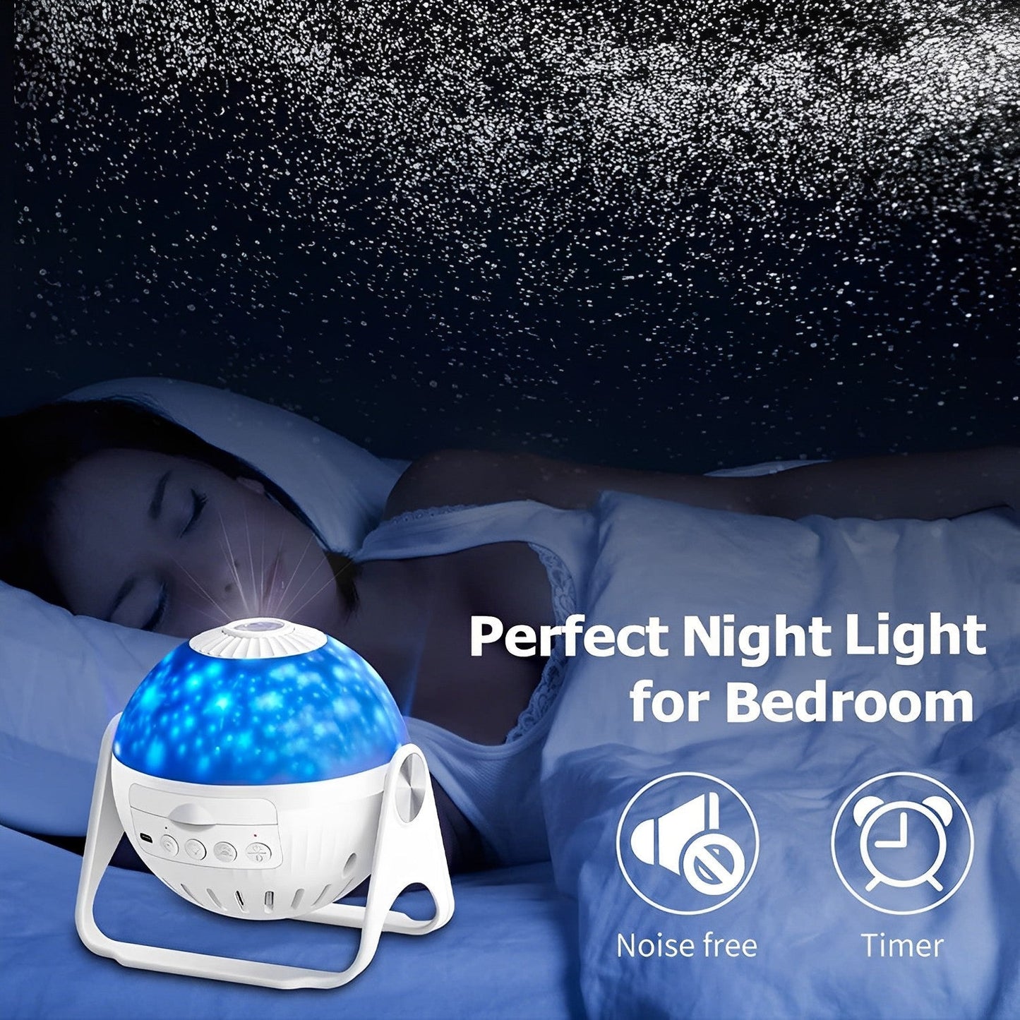 Celestial Dreams - 7-in-1 Star Projector for Home Ambiance