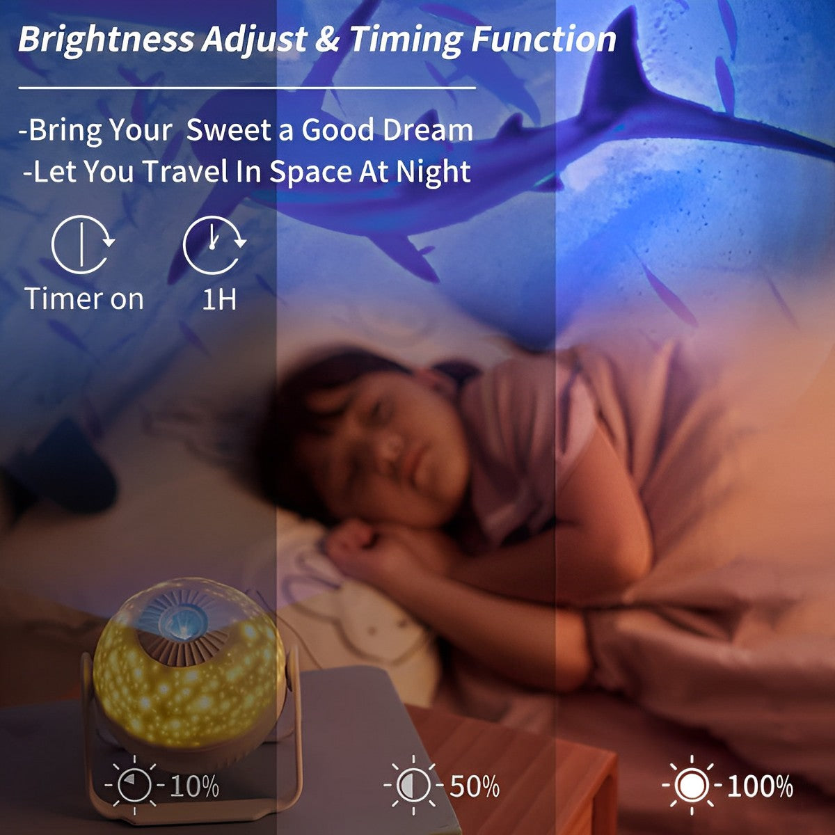 Celestial Dreams - 7-in-1 Star Projector for Home Ambiance