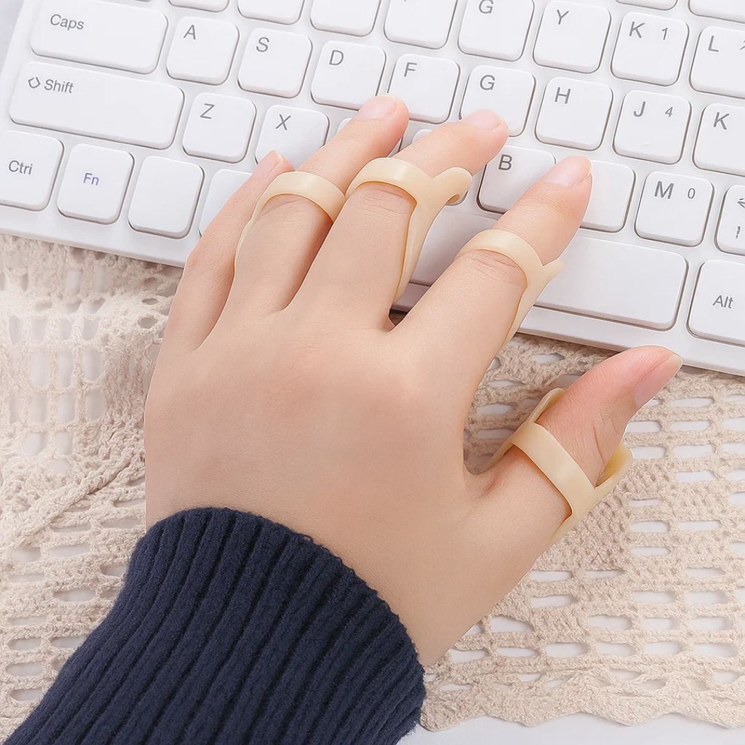 Waterproof Finger Splint with 8 Rings – Stability for Pain Relief