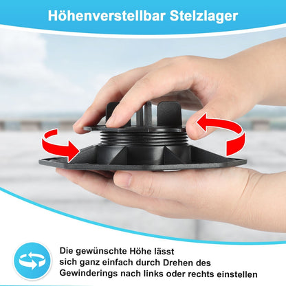Height Adjustable Pedestal Support Plate