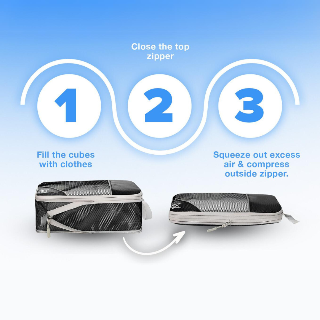 Ultimate Space-Saving Travel Organizer Set