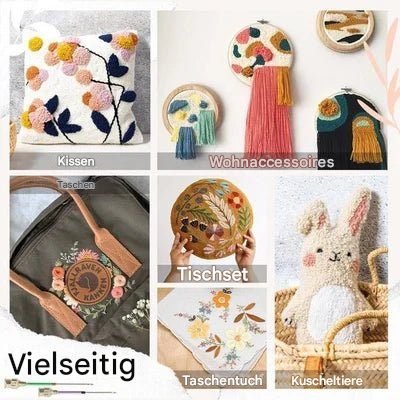 Precision Stitch Kit | Effortless Embroidery | Color-Coded Needles