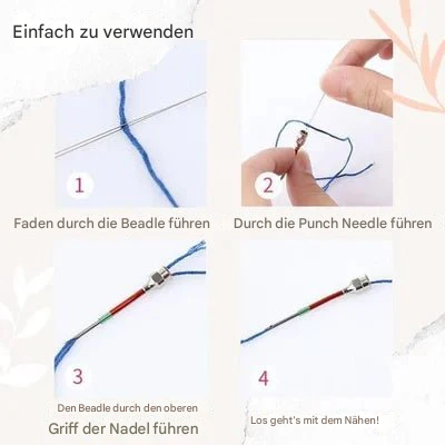 Precision Stitch Kit | Effortless Embroidery | Color-Coded Needles