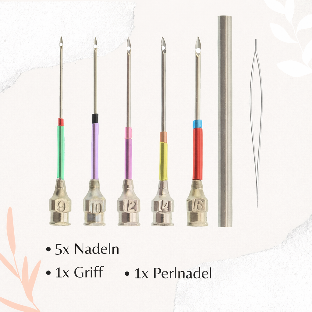 Precision Stitch Kit | Effortless Embroidery | Color-Coded Needles