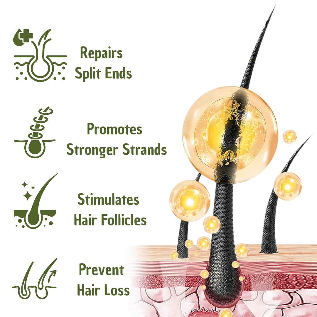 Eco-Conscious Nourishing Oil for Radiant Hair
