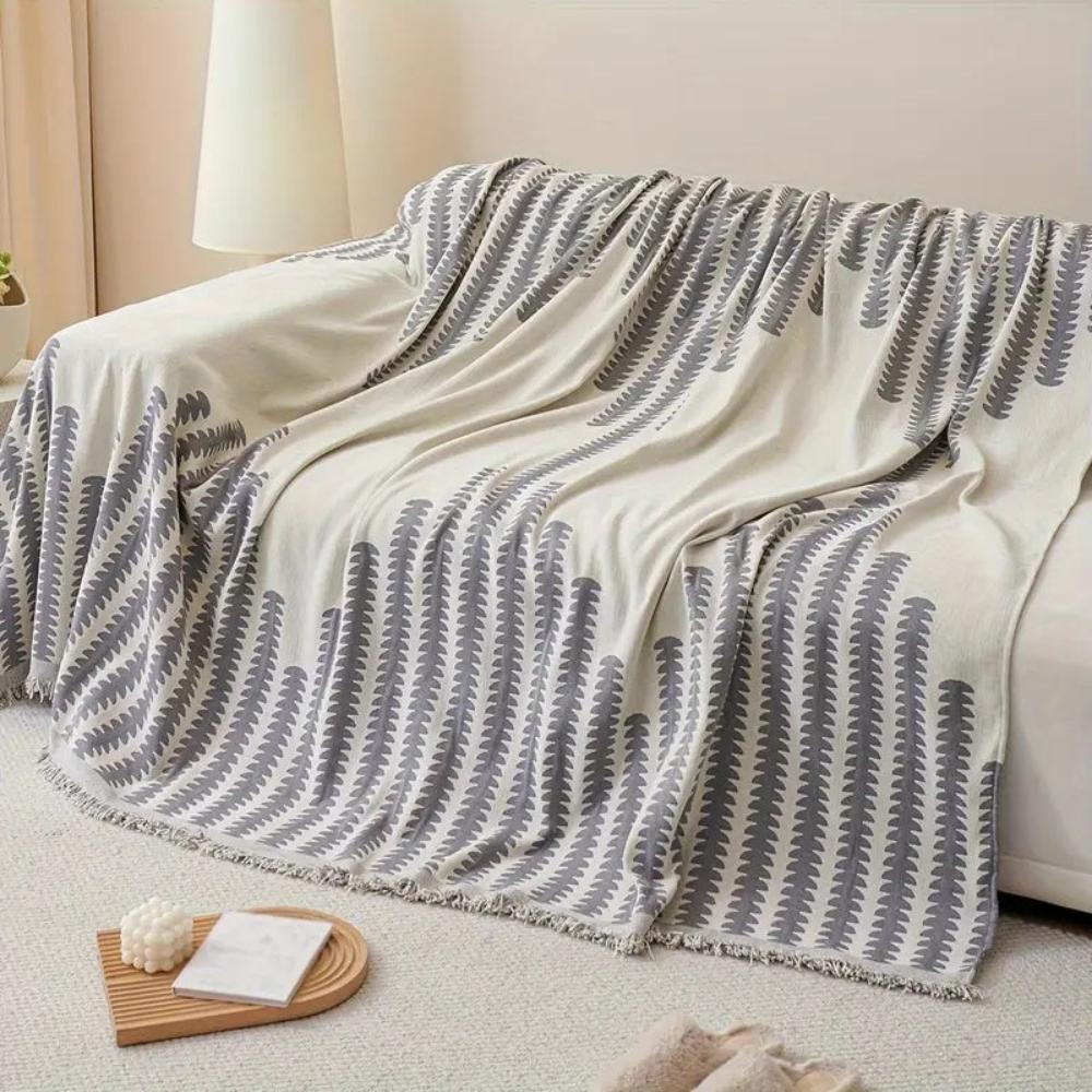 Full Coverage Chenille Couch Covers with Non-Slip Design