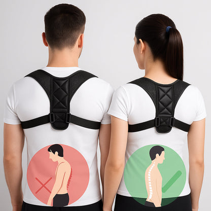 Back Support for Posture Correction – Adjustable Design