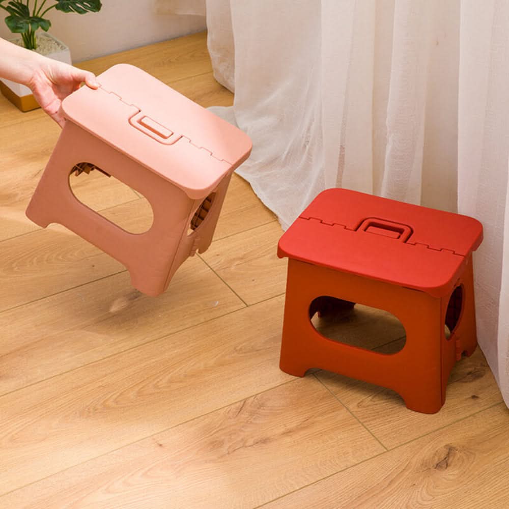 Collapsible Step Stool with Handle for Children and Adults