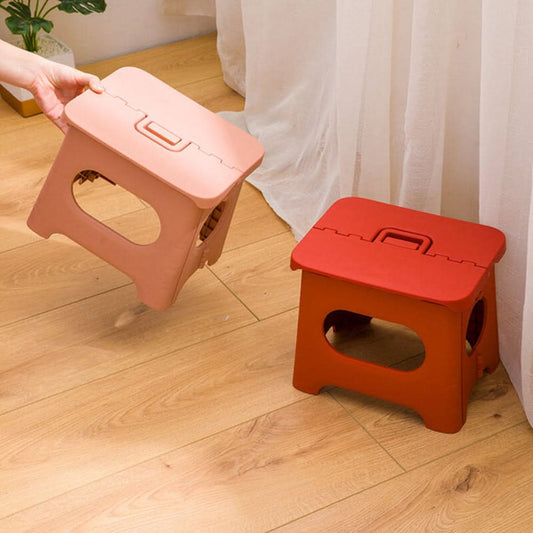 Collapsible Step Stool with Handle for Children and Adults