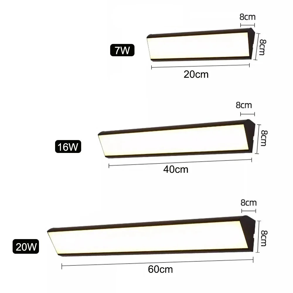 Weather-Resistant Energy-Efficient LED Wall Lamp for Indoor and Outdoor