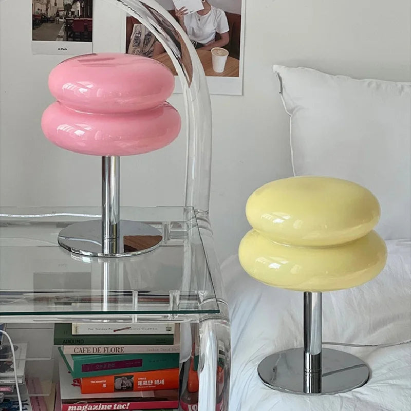 Cordless LED Table Lamp in Bauhaus Style with Adjustable Brightness