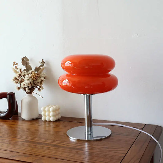 Cordless LED Table Lamp in Bauhaus Style with Adjustable Brightness