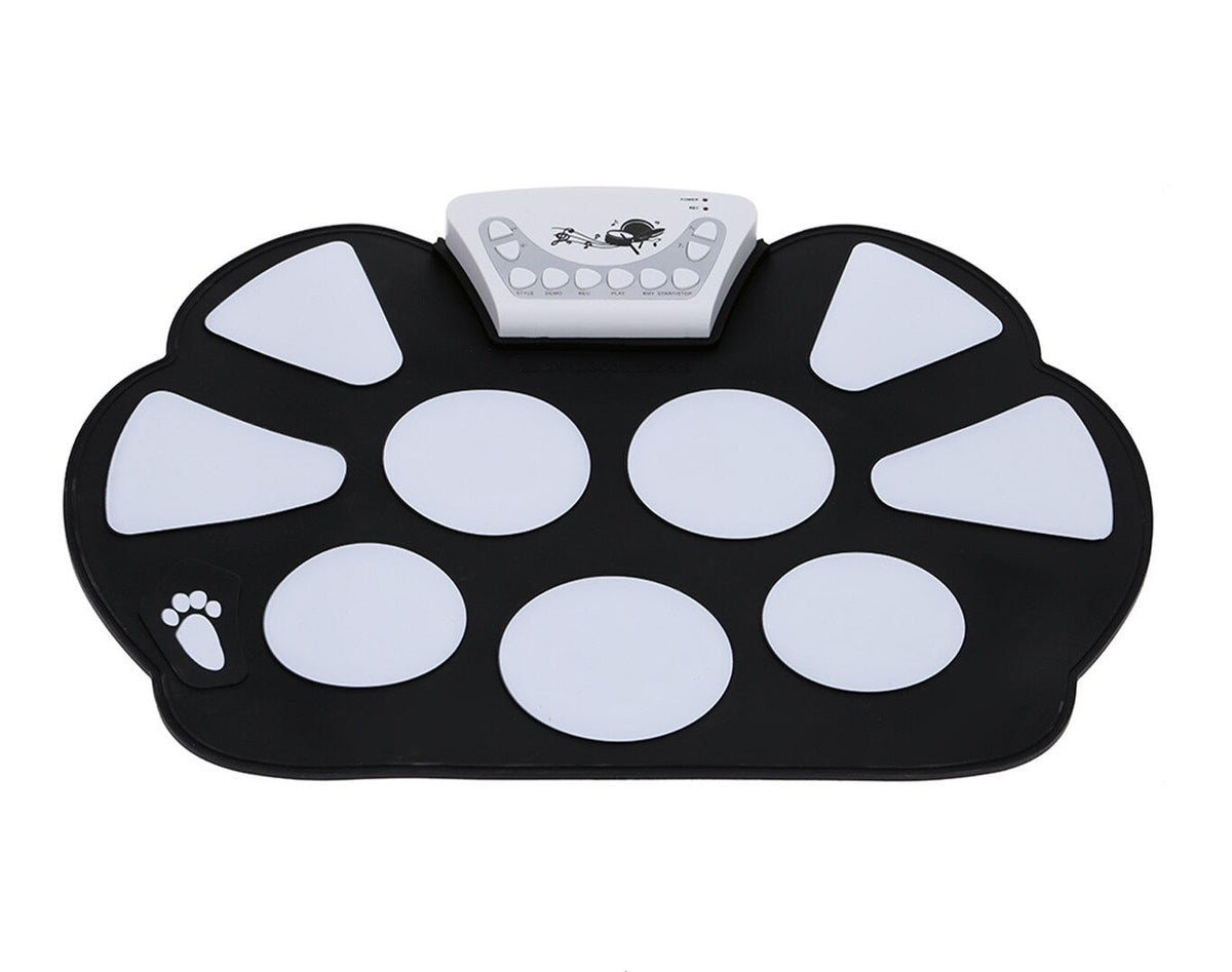 Compact Electronic Drumming Kit for On-the-Go Musicians